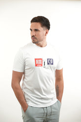 Amico White Elements Tee Red White Navy